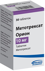 Orion Pharma «Метотрексат» – цитостатический препарат от ревматоидного артрита