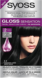 Syoss Gloss Sensation (1.1, 1.4) – бюджетный краситель с эффектом ламинирования