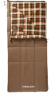 Nordisk Almond Junior +10 – детский спальный мешок с мягким вкладышем