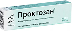 Stada «Проктозан» – местное вяжущее средство с анестетическим эффектом