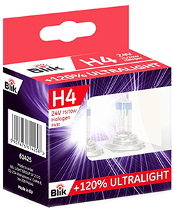 Blik UltraLight +120 H7 24V