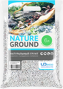 UDeco «Белый гравий», натуральный (3-5 мм) – качественный нейтральный грунт