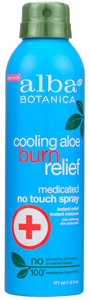 Alba Botanica Cooling Aloe Burn Relief Spray