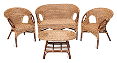 TetChair Mandalino, плетеные банановые листья
