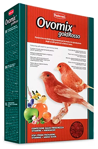 Padovan Ovomix Gold Rosso – для птиц с красным оперением