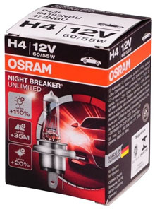 Osram Night Breaker Unlimited 64193NBU H4