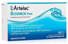 Bausch&Lomb Artelac «Всплеск Уно»