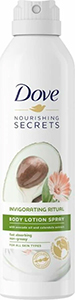 Dove Body Lotion Spray Invigorating Ritual