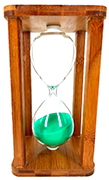 Песочные часы Зеленый Шар, 10×19 см