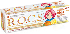 ROCS Kids "Citrus Rainbow" - the best toothpaste for changing teeth