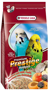 Versele-Laga Prestige Premium Budgies – злаково-фруктовое ассорти для волнистых попугайчиков