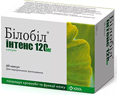 KRKA d.d. «Билобил Интенс» – растительный энерджайзер с выраженным ноотропным эффектом