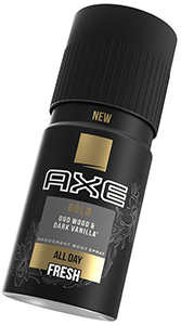 AXE Gold – роскошный аромат и надежная защита от пота