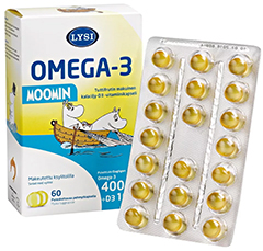 Lysi Omega-3 Moomin с витамином D