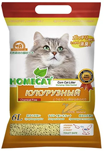 Homecat Эколайн – кукурузный наполнитель