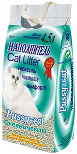 Pussy-Cat Океанический – лучший минеральный наполнитель