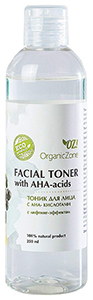 Organic Zone Facial Toner with AHA-acids – кислотный уход по доступной цене