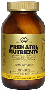 Solgar Prenatal – универсальный комплекс