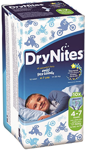 Huggies DryNites – для детей от 4 до 15 лет