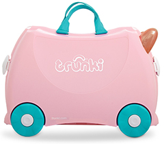 Trunki Фламинго Флосси – чемодан-каталка