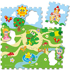 Chicco Замок коврик мозаика