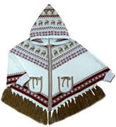 Котри «Зимние фантазии» Пончо на молнии