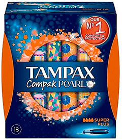 Tampax Compak Pearl Regular Super Plus