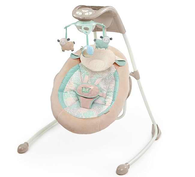 Кровать качели для новорожденных