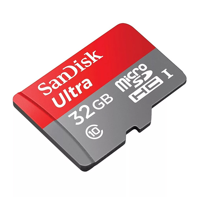 SANDISK Ultra microSDHC 32Gb — для съемки видео на телефон